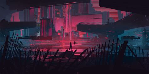 Minimalist Futuristic Cyberpunk Wallpapers - Wallpaper Cave