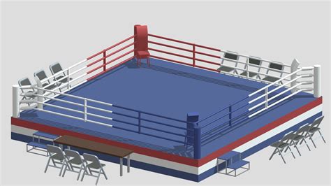 Low Poly Cartoon Boxing Ring - Buy Royalty Free 3D model by Philip ...