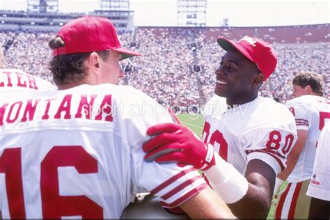 Joe Montana and Jerry Rice San Francisco 49ers 1991 Images | American ...