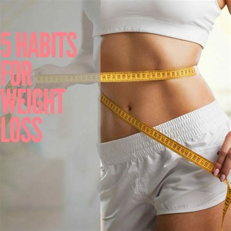 5 Habits for Weight Loss - Personal Training for Women in Northglenn