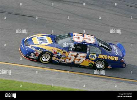 Michael Waltrip runs his qualifying laps for the Daytona 500 at Daytona ...