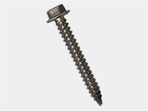 Stainless Steel #9 Hex Head Flange Sharp Wood Screw K&M - Shop - K&M Sheet Metal and Gutter ...