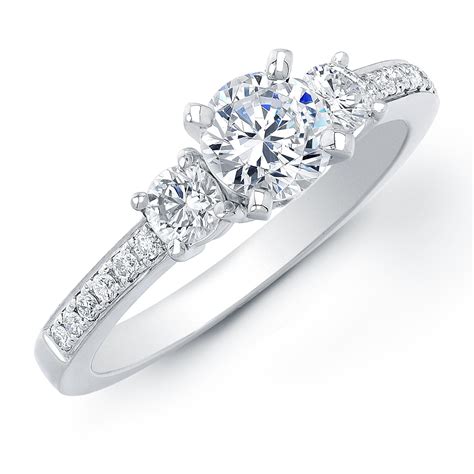 1Ct TW Diamond Three-Stone Engagement Ring