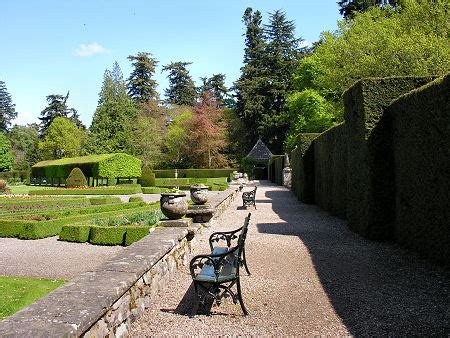 Glamis Castle Gardens Feature Page on Undiscovered Scotland