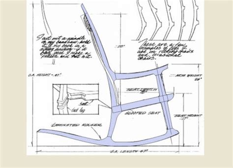 Maloof Rocker - Roughing into SketchUp - Fine Woodworking | Rocking ...