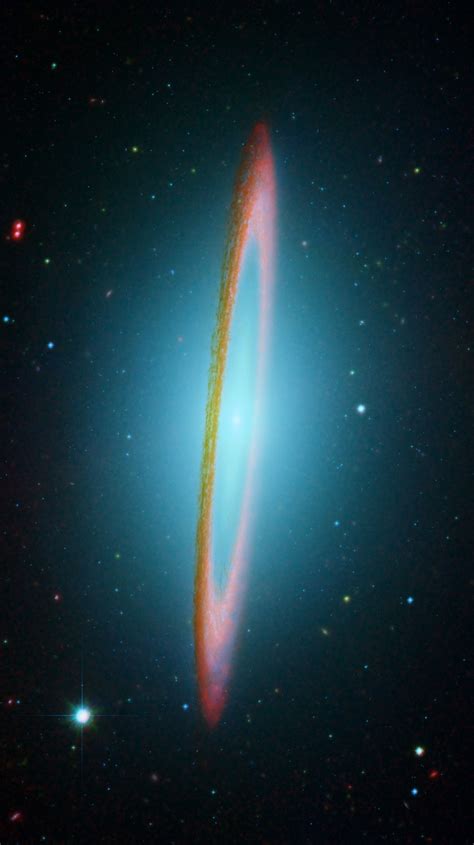 Billions and Billions - The Sombrero Galaxy in Infrared One of the...