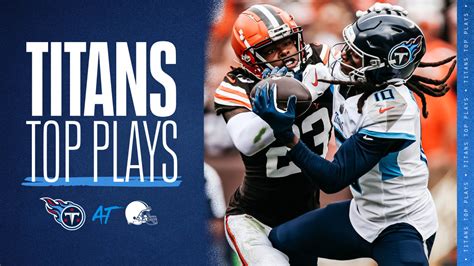 Titans' Top Plays vs. Browns Week 3 | Game Highlights