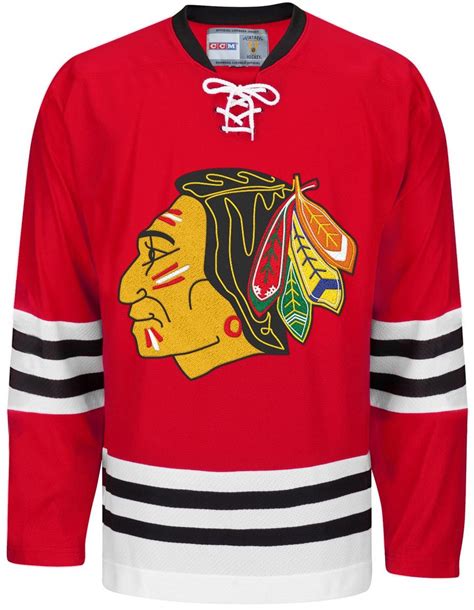 Chicago Blackhawks CCM Vintage 1960 Red Replica NHL Hockey Jersey | Vintage NHL Jerseys ...