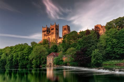 Desktop Wallpapers England Durham City Nature Waterfalls Rivers in 2021 ...