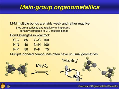 PPT - Organometallic Chemistry an overview of structures and reactions PowerPoint Presentation ...