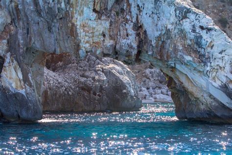 A View of Cala Goloritze Beach, Sardegna Stock Image - Image of island ...