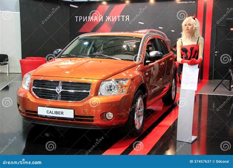 Dodge Caliber SXT editorial photography. Image of motorshow - 37457637