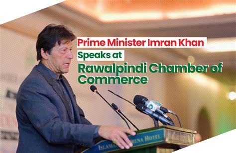 Prime Minister of Pakistan Imran Khan Speech Rawalpindi Chamber of ...