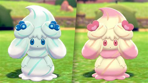 Different Alcremie flavors shared via Pokémon accounts around the world ...