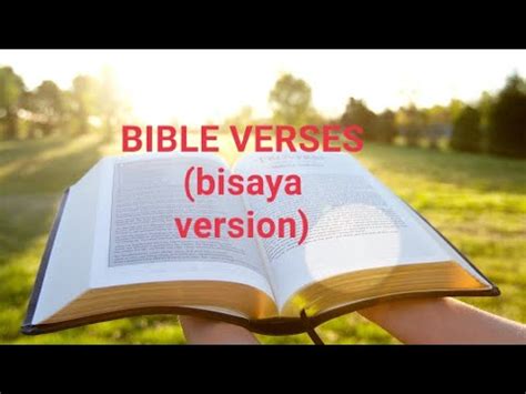 BIBLE VERSES (BISAYA VERSION) - YouTube