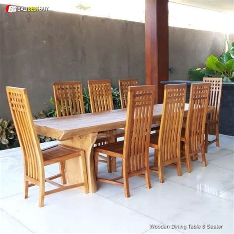 Wooden Dining Table 8 Seater - Bali Best Buy Furniture