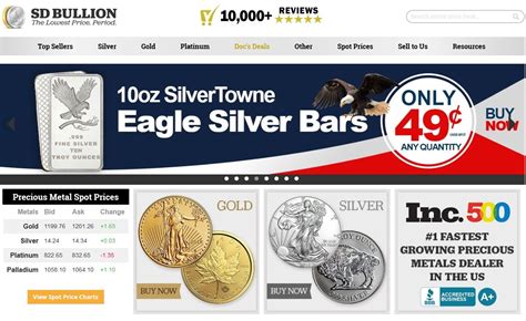 Top 10 Best Websites to Buy Gold Coins & Buy Gold Bullion Online