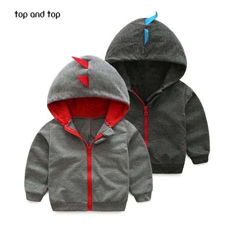 Aliexpress.com : Buy baby Boys Dinosaur Hoodies Children Hoodies Boys Spring Autumn Coat Kids ...