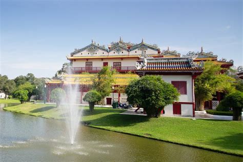 AYUTTHAYA, THAILAND- NOVEMBER 27, 2021: History Ancient Bangpain Royal Palace , Ayutthaya in ...