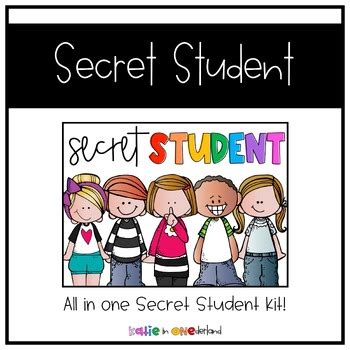 Secret Student by Katie in ONEderland | TPT