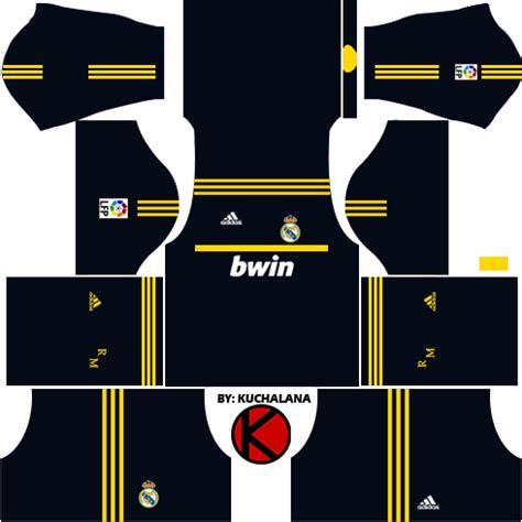 Real Madrid Kits 2011/2012 - Dream League Soccer - Kuchalana