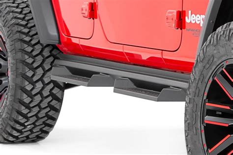 Rough Country DS2 Drop Nerf Steps (fits) 2018-2020 Jeep Wrangler JL 4DR ...