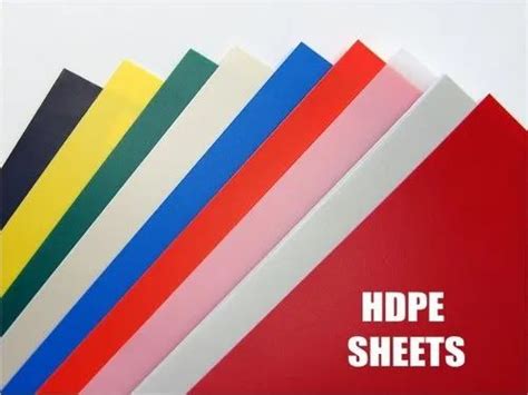 Multicolor HDPE Sheet, Thickness: 0.25 mm upto 5 mm at best price in Silvassa