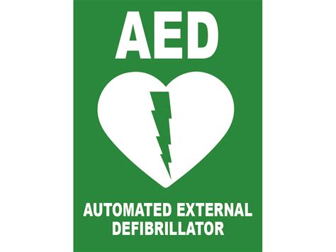 AED - Emergency Signs | Mandatory Signs | Safety Signs | Warning Signs