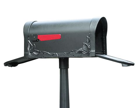 Aluminum Floral Curbside Two Door Mailbox