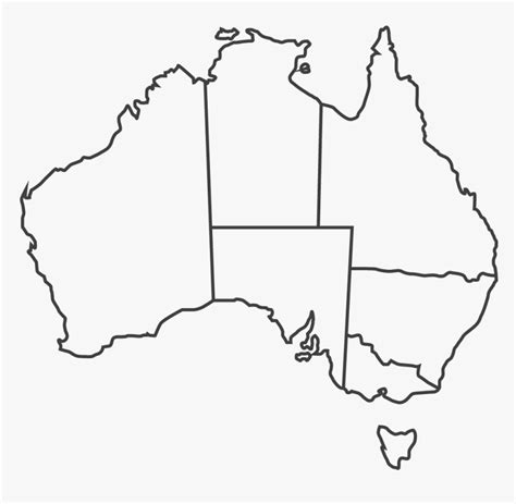 Blank Map Of Australian States