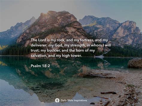 Psalm 18:2 | Daily Bible Inspirations