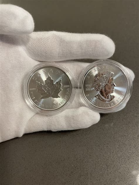 1 oz Canadian Silver Maple Leaf Coin – Merchantman & Sons