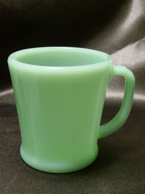 Vintage, 1950s, Fire King Oven Ware Coffee Mug in Jadeite | Mugs, Fire king, Pyrex vintage