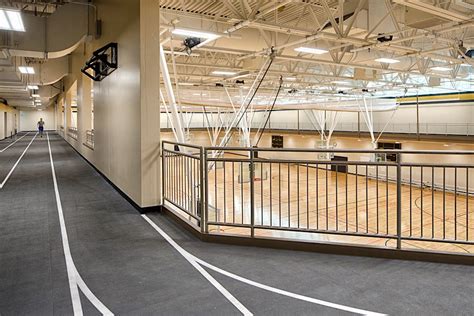 Burnsville High School Field House...gym, track, basketball, sports, architecture, design ...