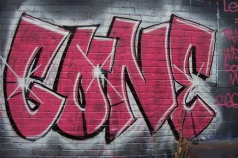 2 Graffiti Name " SAM + GONE " at Graffiti Art Design