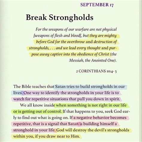 Break Strongholds! | faith | Pinterest