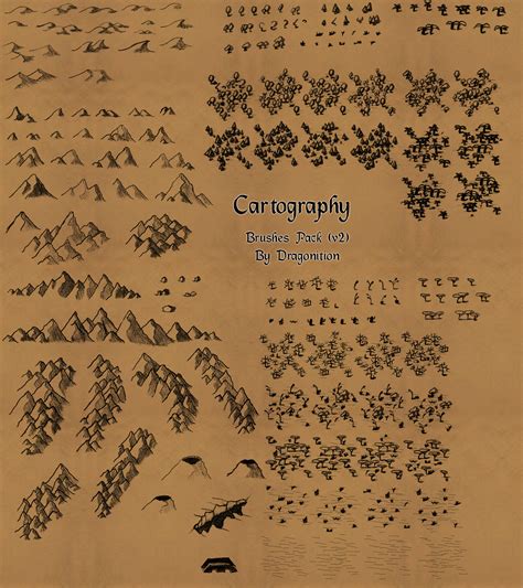 Cartography brushes by Eragon2589 on DeviantArt