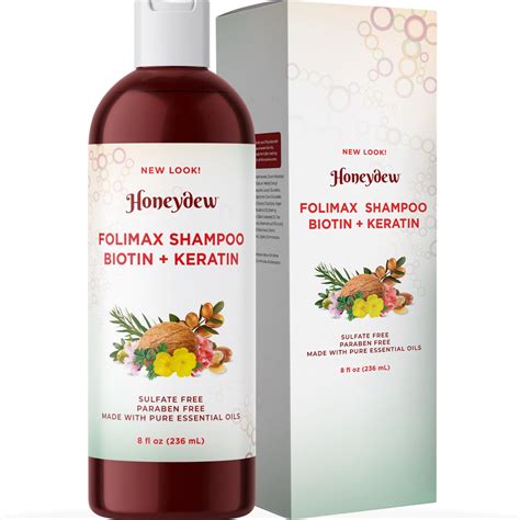 Honeydew Folimax Biotin Shampoo for Thinning Hair with Keratin, 8 oz - Walmart.com - Walmart.com