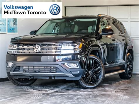 Used 2018 Volkswagen Atlas Execline 3.6L 4MOTION Black 9,648 KM for Sale - $53550.0 | Volkswagen ...