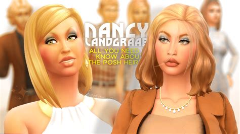 Nancy Landgraab in Sims 3 & 4 - The Posh Heiress!