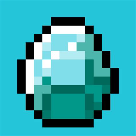 Pixilart - Minecraft Diamond by SiddyIsAwesome