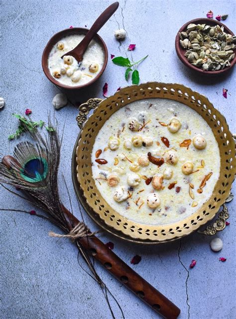 Makhana Kheer Recipe { with video } - Palate's Desire