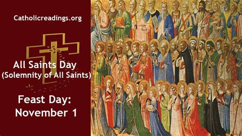 All Saints Day (Solemnity of All Saints) - Feast Day - November 1 2023 - Catholic Saint of the Day