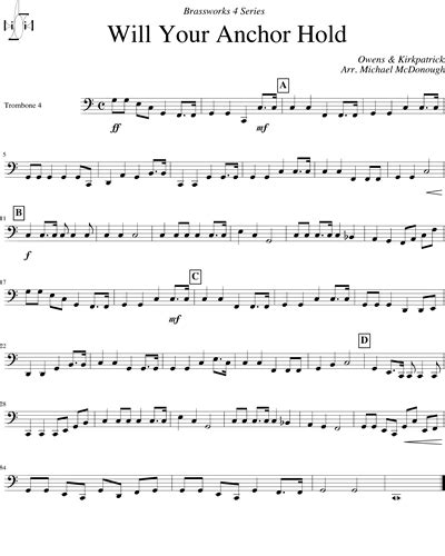 Will Your Anchor Hold Sheet Music by Matthew McDonough | nkoda