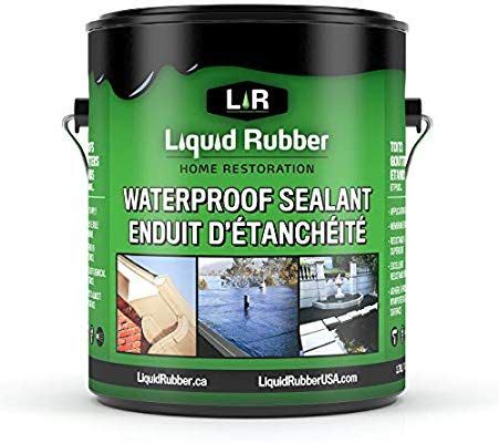 Liquid Rubber Waterproof Sealant - Multi-Surface Leak Repair Indoor and Outdoor Coating, Water ...