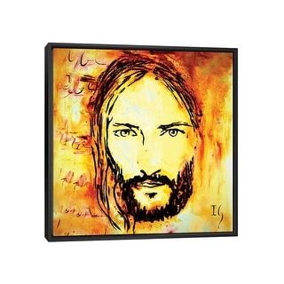 iCanvas "Jesus" by Ivan Guaderrama Framed Canvas Print - Bed Bath & Beyond - 36651389