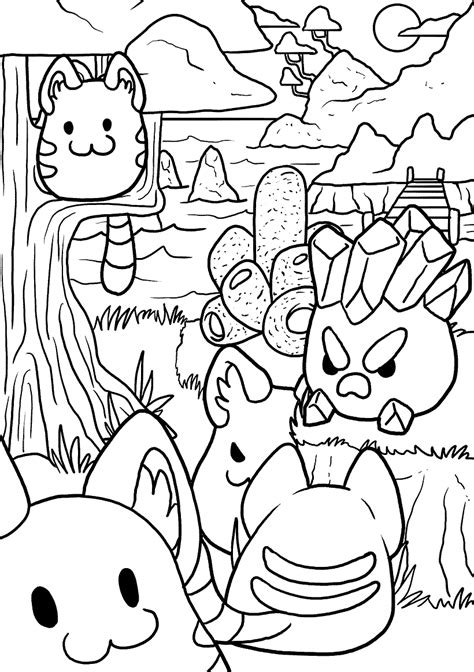 Slime Rancher Coloring Pages - Coloring Home