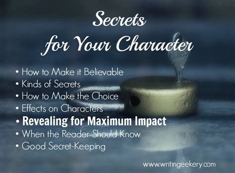 Picking a Juicy Secret to Jazz Up Your Character – Writingeekery | Writing tips, Novel writing ...