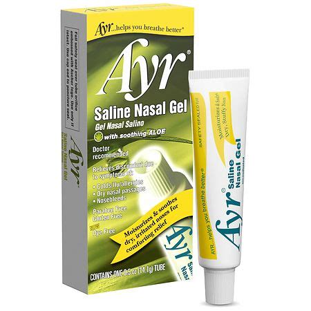 Ayr Saline Nasal Gel | Walgreens