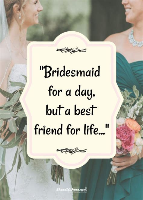 40+ Splendid Bridesmaids Quotes To Soon-To-Be-Bride Best Friend Wedding ...